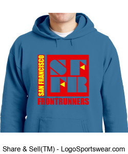 EcoSmart hooded pullover with original SFFR logo Design Zoom